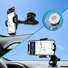 PowerMaster JX-007 Araba Kamyon Araç Ayarlanabilir Uzayabilir Telefon Tutucu