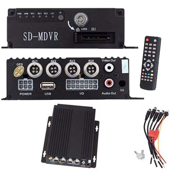 NAVIGOLD SW-0001A SD-MDVR 4 KANAL SD KART GİRİŞLİ MOBILE DVR (128 GB DESTEKLİ)