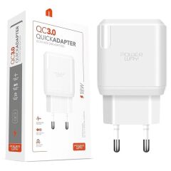 Powerway QC3 3 Amper 18W Tüm Telefonlarla Uyumlu USB Hızlı Şarj Adaptörü