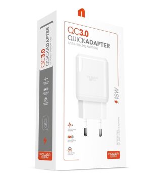 Powerway QC3 3 Amper 18W Tüm Telefonlarla Uyumlu USB Hızlı Şarj Adaptörü