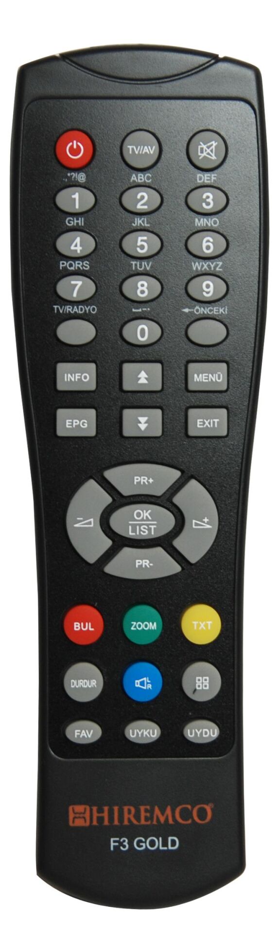 Hiremco F3 Gold Uydu Kumandası