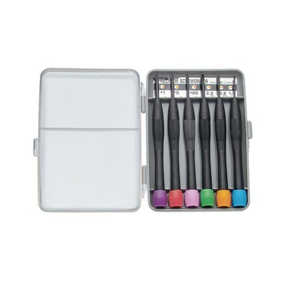 PY-021 6 lı Saatçi Tornavida Seti 3 Yıldız 3 Düz