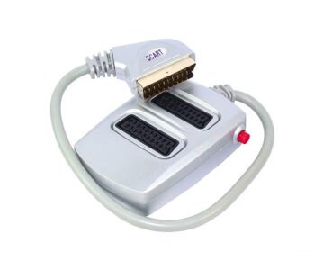 Scart Dağıtıcı 2 li Silver Butonlu