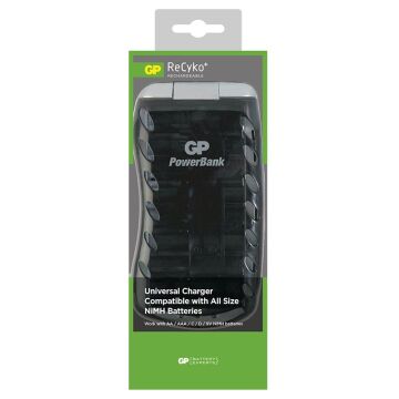 GP Universal (AA-AAA-9V-C-D Boy) Ni-Mh Pil Şarj Cihazı PB19GSMTB-2GB1