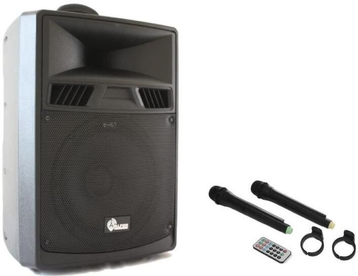 Alfon Afts-3410Cb 10'' 25Cm 70W Aktif Şarjlı Speaker (Tekerli Ve Çekli