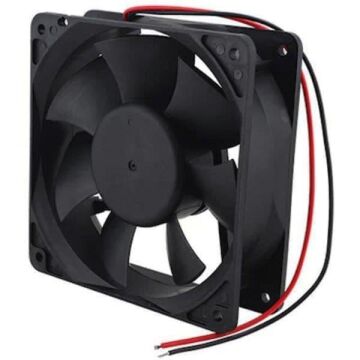 PowerMaster PM-1808 Fırçasız DC Fan 120x120x38mm 12 Volt 2 Açık Uçlu Kablolu 12X12