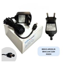 Arçelik Beko BKK1144-1194 K6224 13.5V 0.2A Dikey Süpürge Şarj Adaptörü