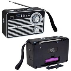 EVERTON RT-703BT USB/SD/FM/AUX DESTEKLİ NOSTALJİK RADYO