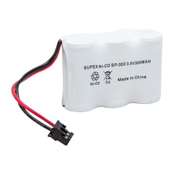SUPEX 3LÜ KISA AÇIK 3.6V 300 MA TELSİZ TELEFON PİLİ (3'LÜ PAKET)