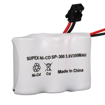 SUPEX 3LÜ KISA AÇIK 3.6V 300 MA TELSİZ TELEFON PİLİ (3'LÜ PAKET)