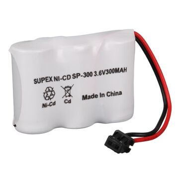 SUPEX 3LÜ KISA AÇIK 3.6V 300 MA TELSİZ TELEFON PİLİ (3'LÜ PAKET)
