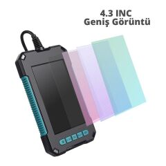 Powermaster P-40 Endüstriyel 10 Metre 8 MM Kablolu HD 1080P Endeskop Yılan Kamera