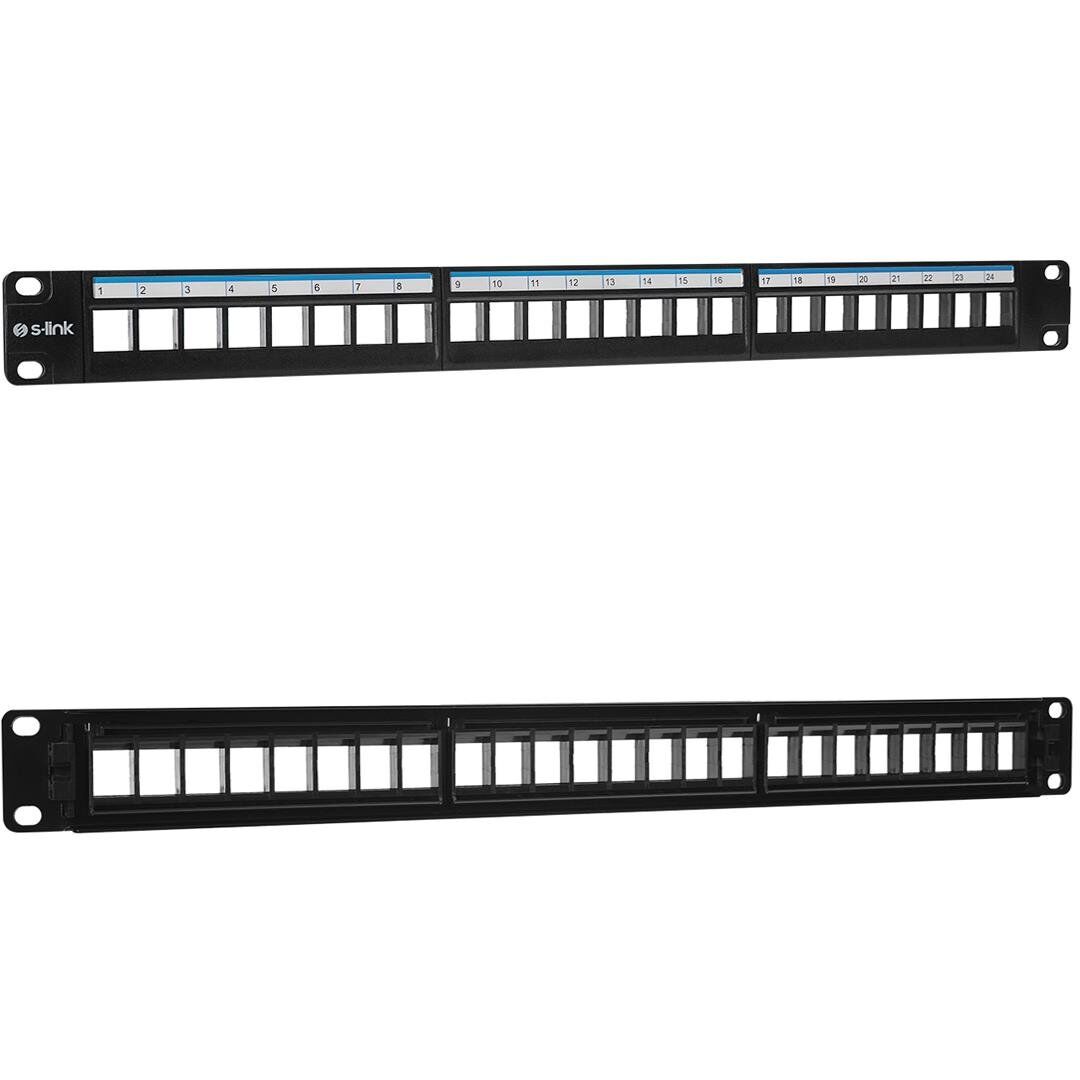 S-Link SL-F24N Jack'sız 24'lü Patch Panel