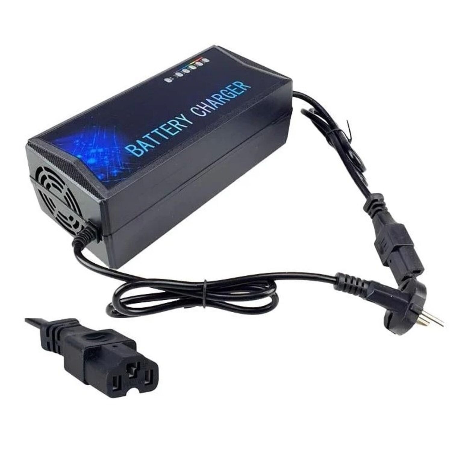 Elektrikli Bisiklet Şarj Adaptörü Aleti 72 Volt -89 Volt 20 AH Çift Voltaj 2.8 Amper (±)0.2A