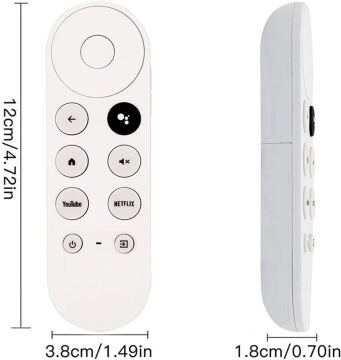 Google Chromecast TV Uzaktan Kumandası Bluetooth Ses Komutlu