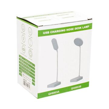 Powermaster MX-8802B Üç Modlu Masa Çalışma Lambası Akrobat USB Şarjlı Dokunmatik Düğmeli