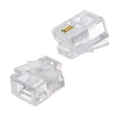 Powermaster RJ11 Telefon Soketi 6P/2C (100 Adet)