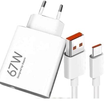 Xiaomi Mdy-12-Es 67W Hızlı Şarj Cihazı Adaptörü Usb-A- Type-C Kablolu