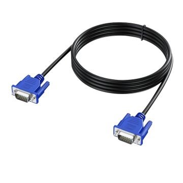 PowerMaster PM-11163 15 Pin 3+6 Erkek/Erkek 3 Metre VGA Görüntü Kablosu