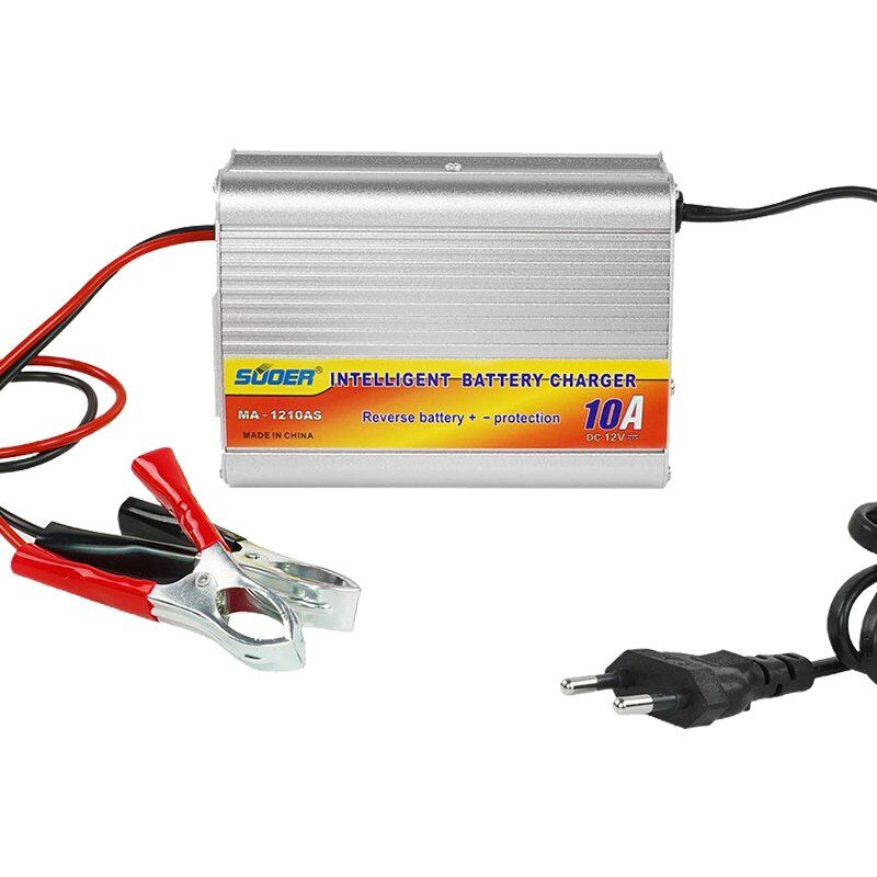 SUOER MA-1210AS 12 VOLT 10 AMPER AKILLI HIZLI AKÜ ŞARJ CİHAZI
