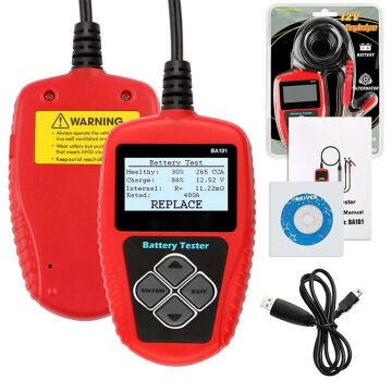 Powermaster BA101 12V 30-220Ah Akü Test Cihazı