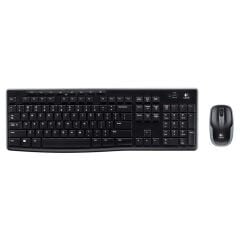 MK270 SİYAH KABLOSUZ Q KLAVYE SET