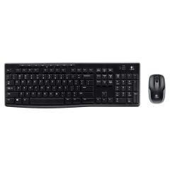 MK270 SİYAH KABLOSUZ Q KLAVYE SET