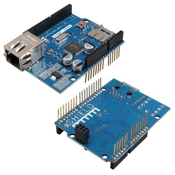 Arduino W5100 Ethernet Shield ve Micro SD Kart Modülü