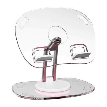 PowerMaster PM-24571 Q16 360 Derece Hareketli Şeffaf Ipad Tablet Ve Telefon Tutucu Stand