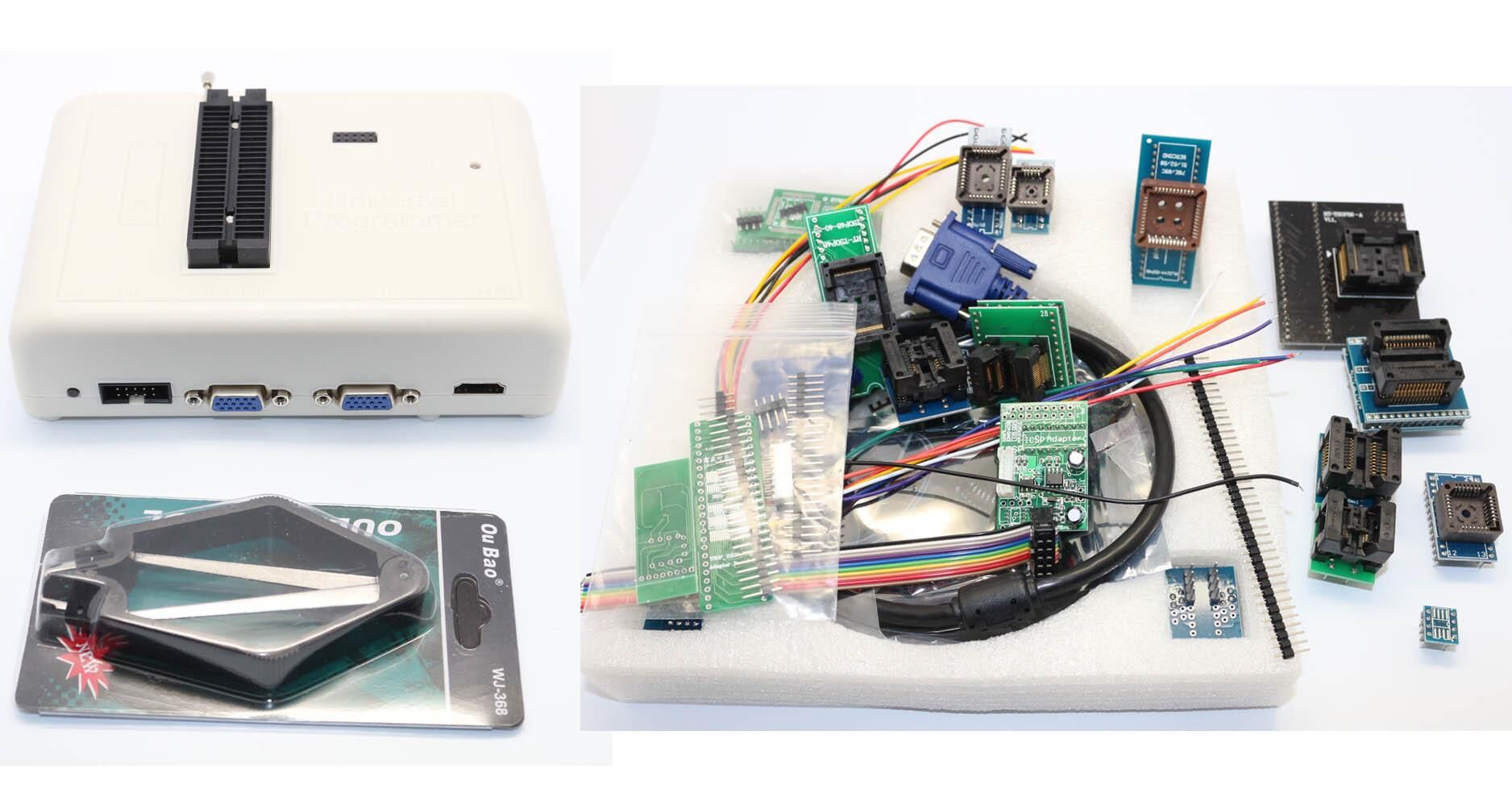 RT809H Eprom Emmc Nand Flash Programlama Cihazı +31 Parça Soketler