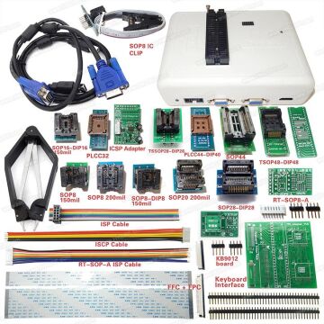 RT809H Eprom Emmc Nand Flash Programlama Cihazı +31 Parça Soketler