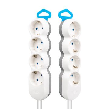 Vea VE-2S4N 4'Lü 1.5 Metre Kablolu Grup Priz