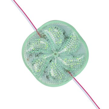 PowerMaster (20 Adet) PM-14699 12 Volt 3 Watt Yeşil Yanıp Sönen Çakar 6565-2835 Modül Led 65x65x12mm