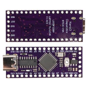 Arduino LGT8F328P Nano Uyumlu USB-C Geliştirme Kartı