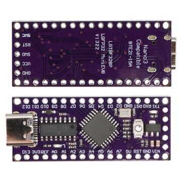 Arduino LGT8F328P Nano Uyumlu USB-C Geliştirme Kartı