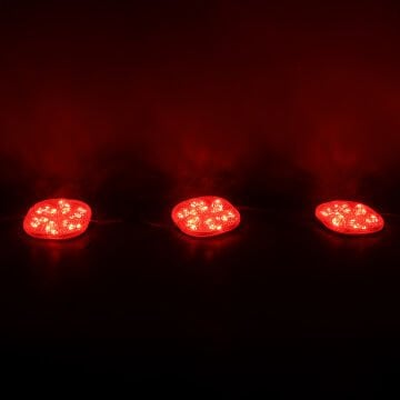 PowerMaster (20 Adet) PM-14705 12 Volt 3 Watt Kırmızı Sabit 6565-2835 Modül Led 65x65x12mm