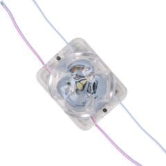 Powermaster (20 Adet) PM-14711 12 Volt 2 Watt Soğuk Beyaz Yanıp Sönen Çakar 4333-3030 Modül Led 43x33x28mm