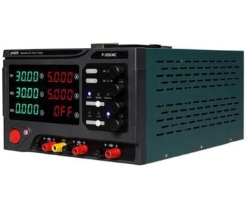 Prolink P-3005MC 30V 5A 3 Çıkışlı Ayarlanabilir DC Güç Kaynağı