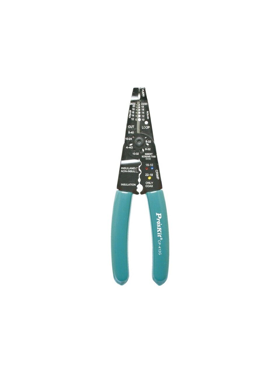 Proskit CP-412G Kablo Soyucu/Sıkma Pensesi