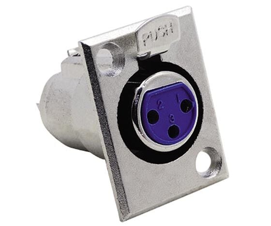 3 Pin XLR Dişi Canon Şase Konnektör CK114 ( TOPLAM  10 ADET  GÖNDERİLECEKTİR )