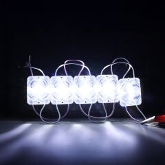 Powermaster (20 Adet) PM-14719 12 Volt 2 Watt Soğuk Beyaz Sabit 4333-3030 Modül Led 43x33x28mm