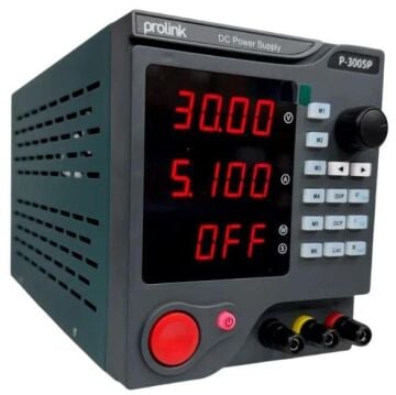 Prolink P-3005P 30V 5A Programlanabilir Ayarlı DC Güç Kaynağı