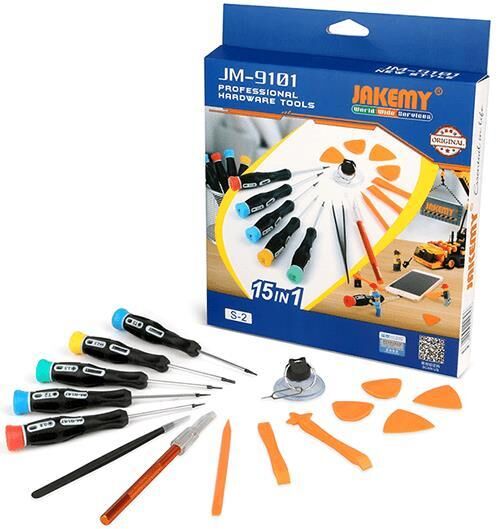 Jakemy JM-9101 Evrensel Cep Telefon Tamir Seti 15 Parça