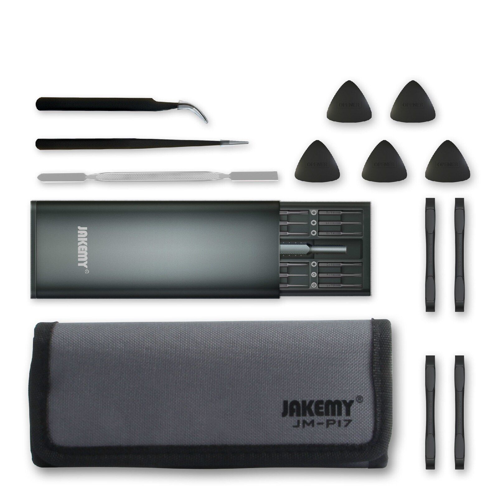 Jakemy JM-P17 Takım Çantası 37 Parça Set