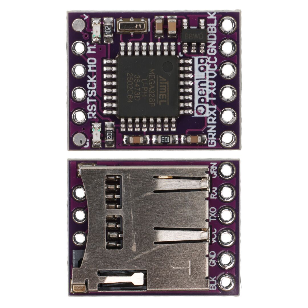 OpenLog ATmega328P MicroSD Seri Veri Kaydedici Modül