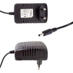Powermaster PM-620 18 Volt - 1 Amper 3.5*1.35 Mm Uçlu Plastik Kasa Priz Tipi Adaptör