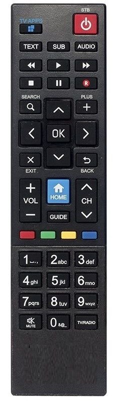 Tivibu Home+Tv Apps Tuşlu Uydu Alıcı Kumandası 1776