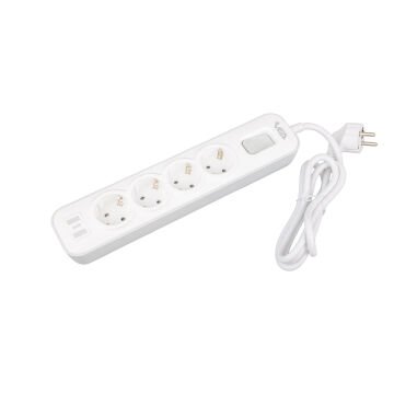 Vea VE-NOVA104 A Class 4'lü Anahtarlı 1.5 Metre Grup Priz