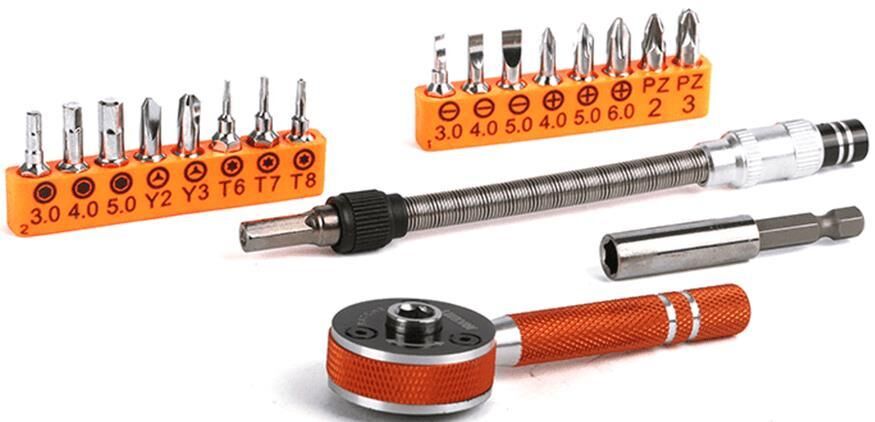 Jakemy JM-6119 Çok Fonksiyonlu Onarım Takımı 19 Parça