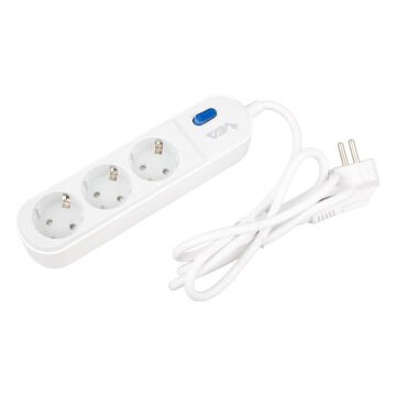 Vea VE-VEGA103 A Class 3'lü Anahtarlı 1.5 Metre Akım Korumalı Priz